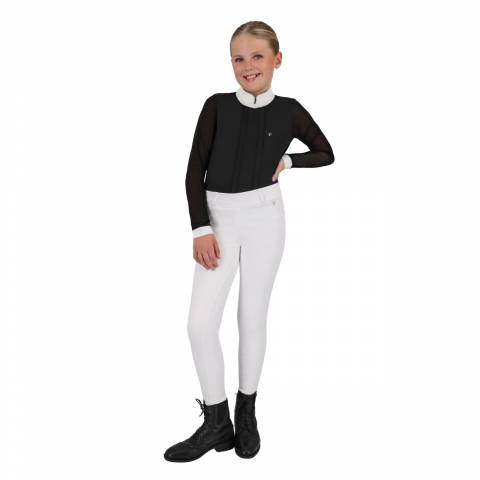 Polo de concours manches longues junior Senah QHP