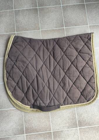 Tapis de selle Equithème Beige / Marron Cheval