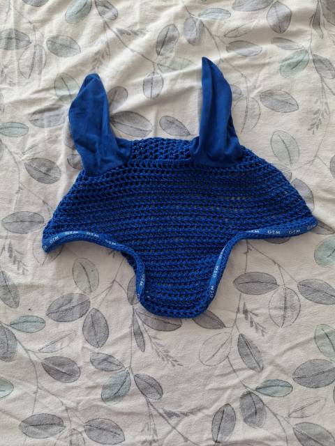 Ensemble tapis et bonnet bleu électrique GEM