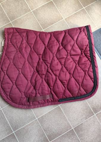 Tapis de selle bordeaux Fouganza Mixte