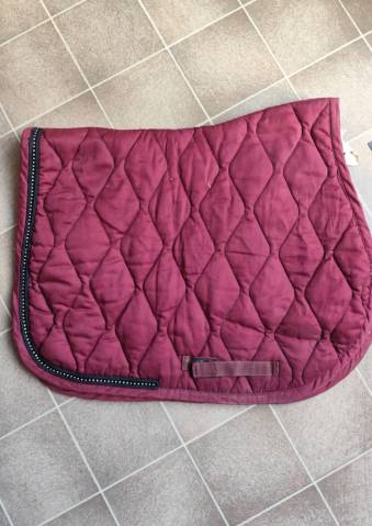 Tapis de selle bordeaux Fouganza Mixte