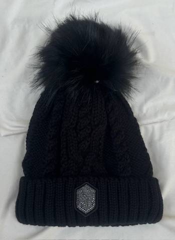 Bonnet Nora Crystal Intarsia - Samshield - Pompon amovible