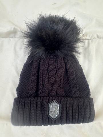 Bonnet Nora Crystal Intarsia - Samshield - Pompon amovible