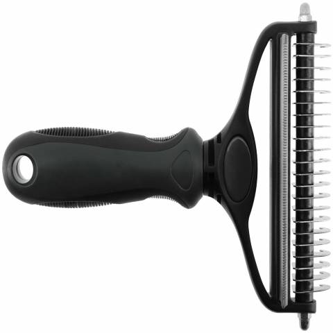 Brosse et peigne à mue 2-en-1 - Hippo-Tonic