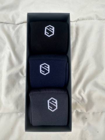 Chaussettes hautes Blazon Trio Pack FW25 - Samshield - Design technique