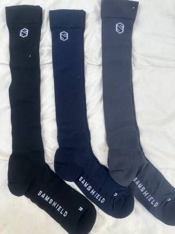 Chaussettes hautes Blazon Trio Pack FW25 - Samshield - Design technique