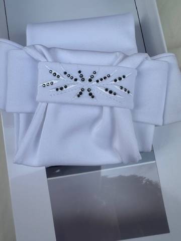 Plastron Flower - Samshield - Design floral avec cristaux