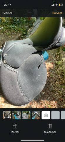 Selle Fouganza 17 pouces