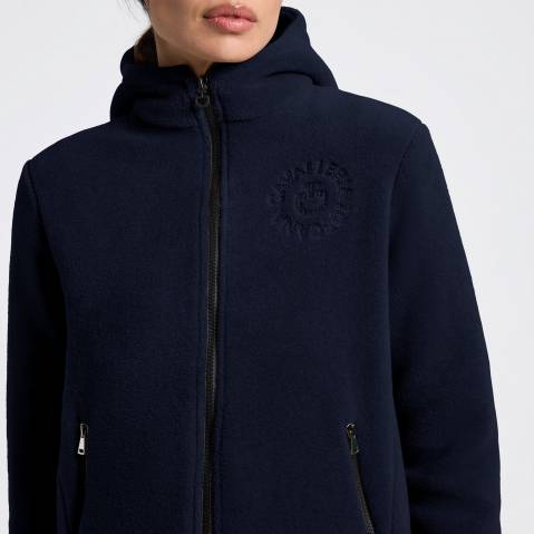 Sweat à capuche polaire zippé - Cavalleria Toscana - Performance et élégance