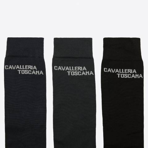 Pack 3 paires de chaussettes Jacquard - Cavalleria Toscana - Confort et style
