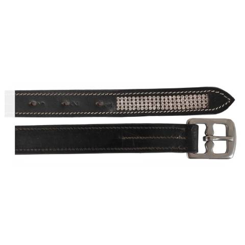Etrivières Crystal strass - HORKA - Cuir souple