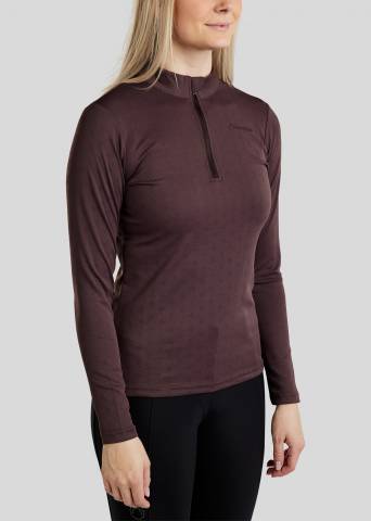 Polo manches longues Mocilia Jacquard Refined - Montar - Fonctionnel et styl&eacute;