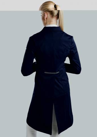 Frac long de dressage Gun Metal et Crystal - Montar - Élégance et performance