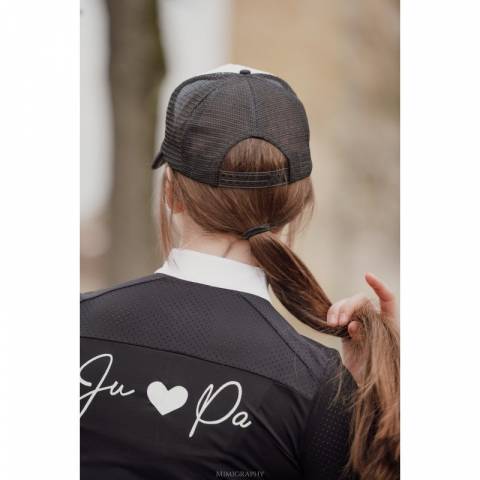 Casquette style trucker bicolore - JU & PA - Broderie glitter
