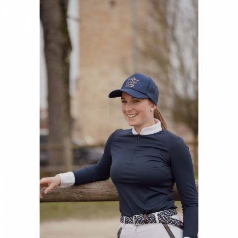 Casquette style trucker bicolore - JU & PA - Broderie glitter