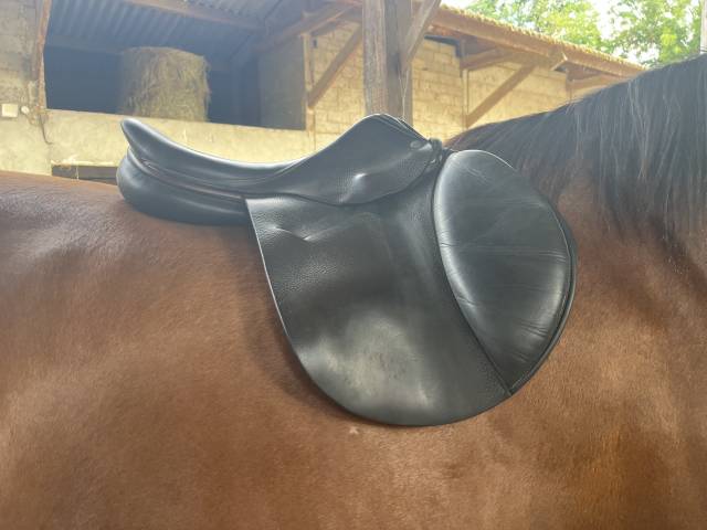 Selle childeric noire 17’