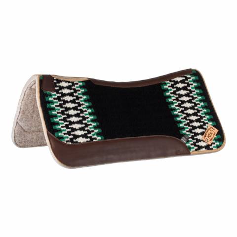 Tapis de selle western - Pool's - Feutre et cuir