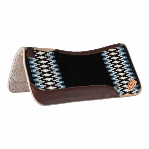 Tapis de selle western - Pool's - Feutre et cuir
