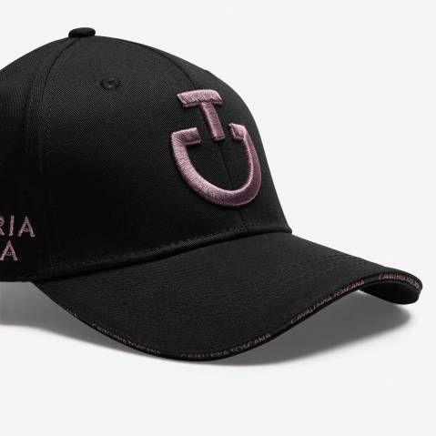 Casquette Logo Lilas - Cavalleria Toscana - 100% coton respirant