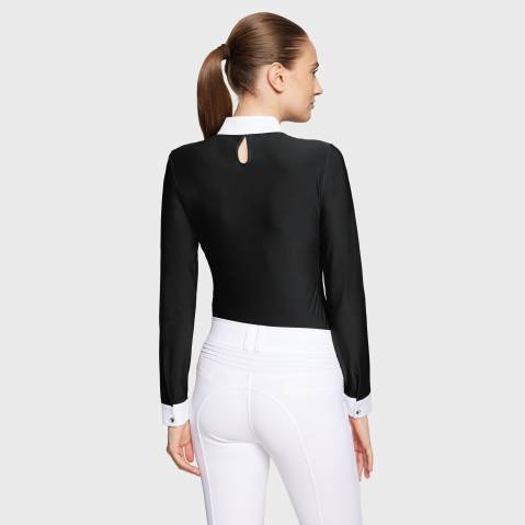 Polo de concours manches longues Aloise FW25 - Samshield - Tissu respirant