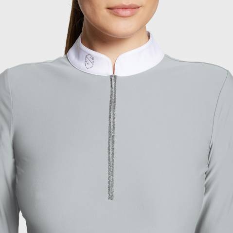 Polo de concours manches longues Aloise FW25 - Samshield - Tissu respirant