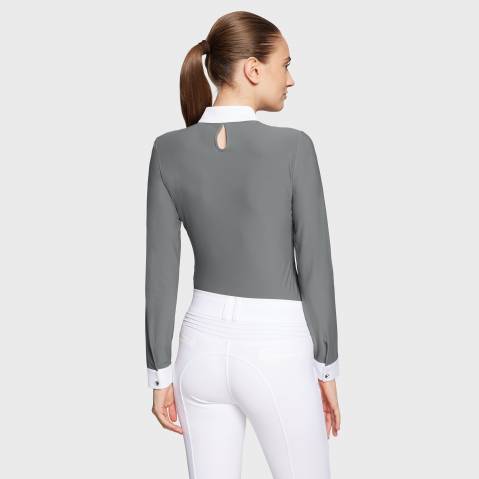 Polo de concours manches longues Aloise FW25 - Samshield - Tissu respirant