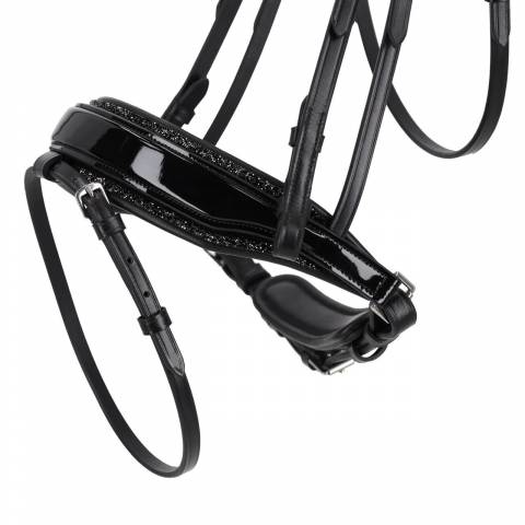 Rembourrage muserolle interchangeable Skye - QHP - Strass