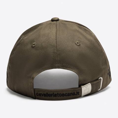 Casquette Cavalleria Toscana Taupe - 100% coton respirant