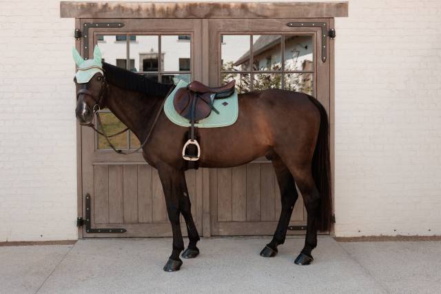 Tapis de selle Velvet - Kentucky Vert Menthe - Amorti exceptionnel