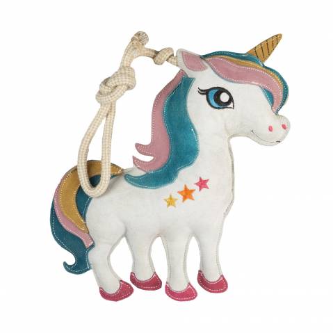 Jouet de box Licorne - HORKA - Cuir suédé