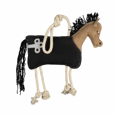 Jouet de box Cheval - HORKA - Cuir suédé