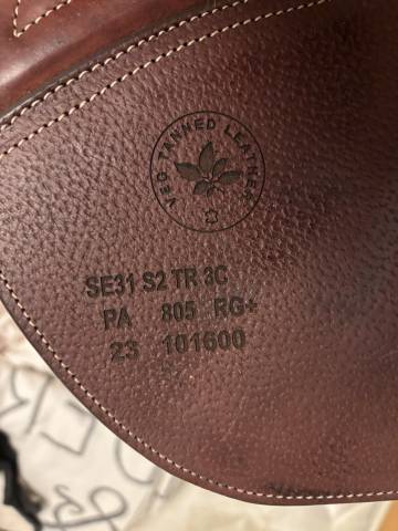 Selle CWD havane 17,5 quartier 3C 2023 RG+