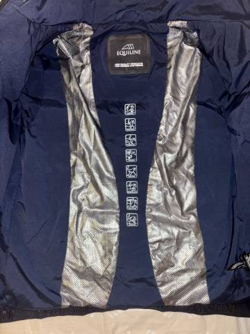 Doudoune Equiline bleu marine taille XS 
