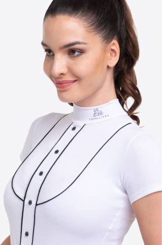 Polo de concours équestre GENTLE RIVER - Cavalliera - Manches courtes