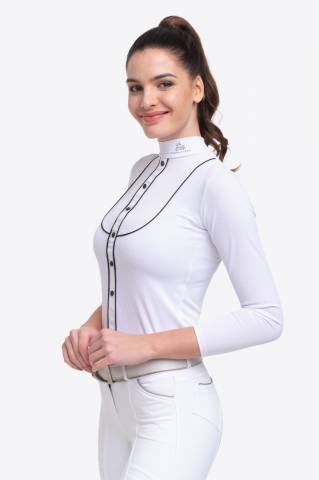 Polo de concours équestre GENTLE RIVER - Cavalliera - Manches longues