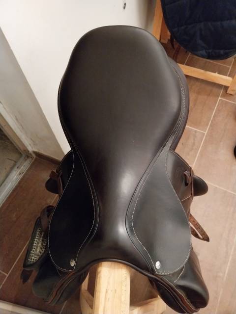 Selle Devoucoux modèle Chiberta O Acajou 180