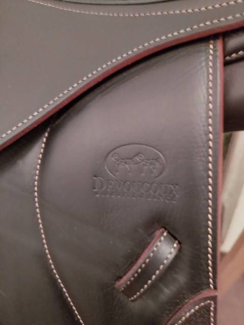 Selle Devoucoux modèle Chiberta O Acajou 180