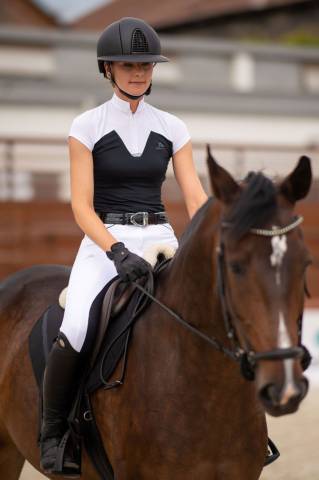 Polo de concours équestre POP - Cavalliera - Manches longues