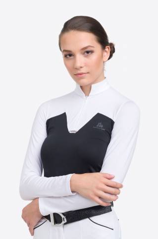 Polo de concours équestre POP - Cavalliera - Manches longues