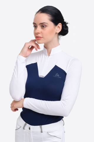 Polo de concours équestre POP - Cavalliera - Manches longues