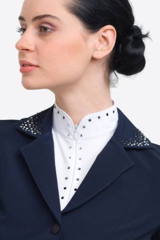 Polo de concours équestre DIVA - Cavalliera - Manches courtes