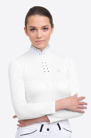 Polo de concours équestre DIVA - Cavalliera - Manches longues