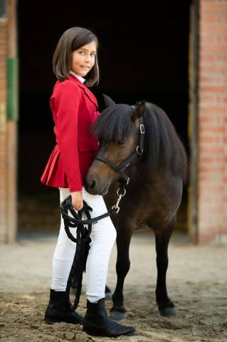 Veste de concours enfant ILOVE CRYSTAL - Cavalliera - Softshell techniq