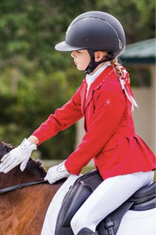 Veste de concours enfant ILOVE CRYSTAL - Cavalliera - Softshell techniq