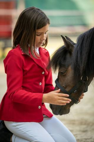 Veste de concours enfant ILOVE CRYSTAL - Cavalliera - Softshell techniq