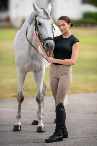 Polo technique d'équitation CASUAL CONTESSA - Cavalliera - Manches courtes