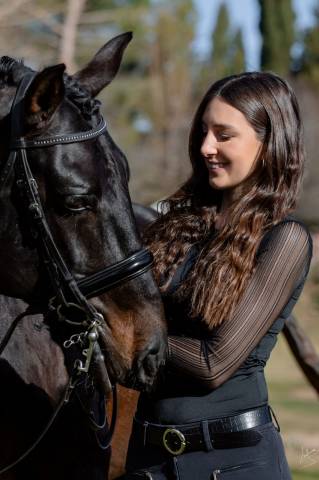 Polo technique d'équitation CASUAL CONTESSA - Cavalliera - Manches longues