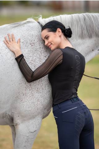Polo technique d'équitation CASUAL CONTESSA - Cavalliera - Manches longues