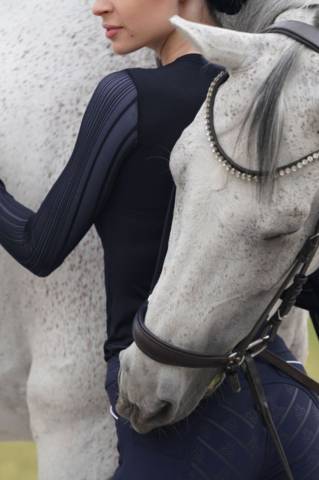 Polo technique d'équitation CASUAL CONTESSA - Cavalliera - Manches longues