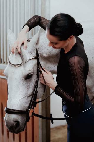 Polo technique d'équitation CASUAL CONTESSA - Cavalliera - Manches longues